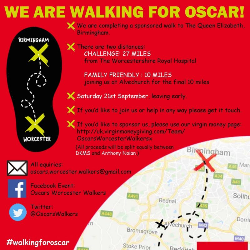 Oscars walk details