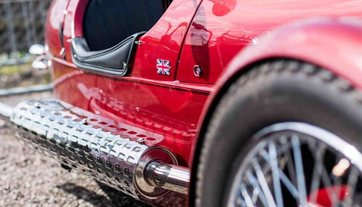Close up of classic car