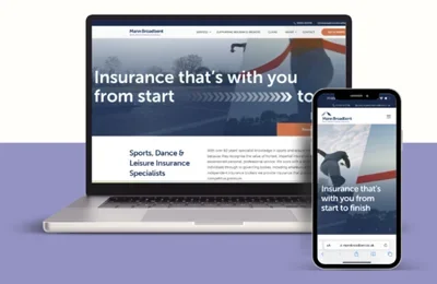 Dynamic new website for Mann Broadbent Insurance Brokers